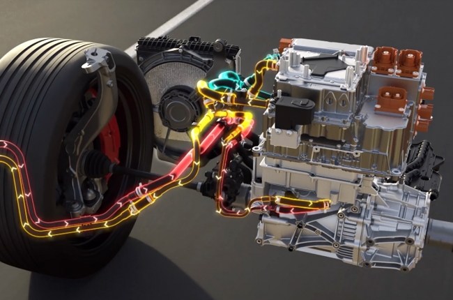 Audi e-tron GT система охлаждения