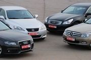 Audi A4 3,2 Quattro, Infiniti G35x, Lexus IS250, Mercedes-Benz C280 4Matic