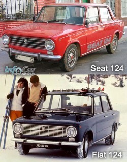 Seat 124 и Fiat 124