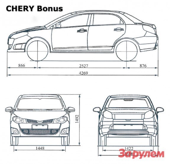 Отзыв владельца автомобиля Chery Bonus (A13) 2012 года ( ): 1.5 MT (109 л.с.) | Авто.ру