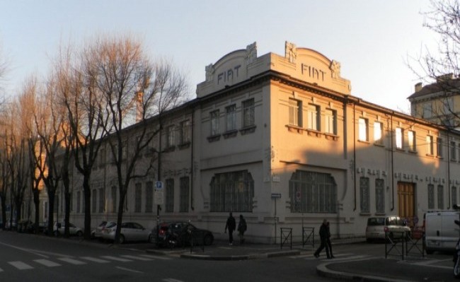 Первый завод FIAT в Турине ул. Корсо Данте