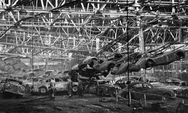 После пожара на заводе Броунс Лайн 12 февраля 1957 года