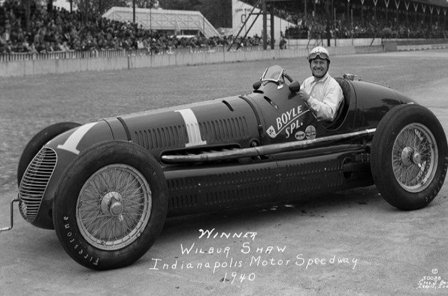 Вильбур Шоу и Maserati 8 CTF "Boyle Special" – двукратный победитель Indianapolis 500, 1940 год