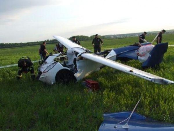 Летающий автомобиль-самолет разбился на испытаниях