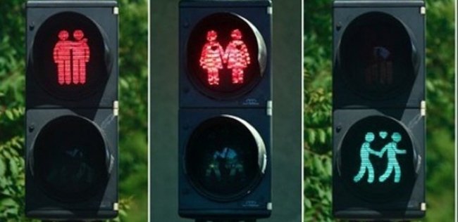 В Австрии отказываются от «гомосексуальных» светофоров