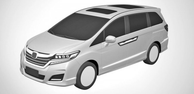 Honda запатентовала дизайн нового минивэна