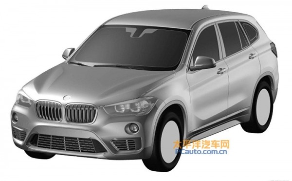 Дизайн удлиненной версии нового BMW X1 рассекречен на патентных изображениях