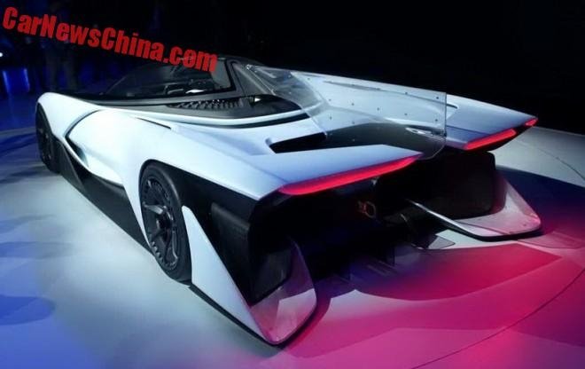 В Пекине дебютировал китайский электросуперкар Faraday Future