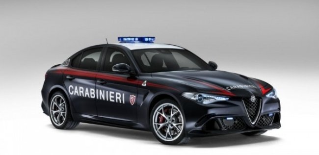 Седаны Alfa Romeo Giulia поступили на службу итальянской полиции