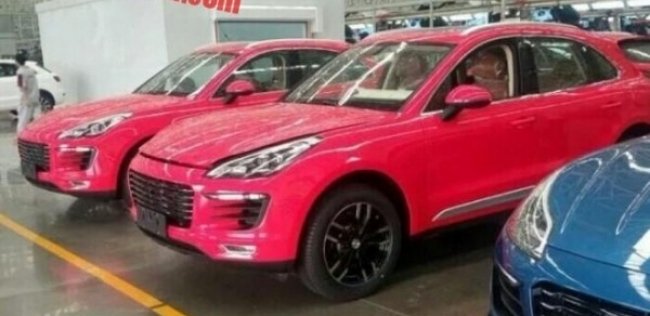 Китайский Porsche Macan в розовом цвете – гламур и понты за недорого
