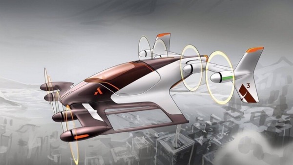 Airbus представил проект летающего такси