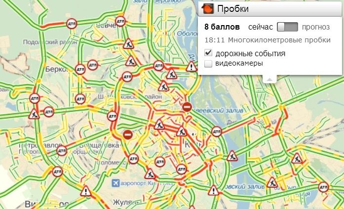 Пробки кстово работки сейчас онлайн карта со спутника в реальном времени