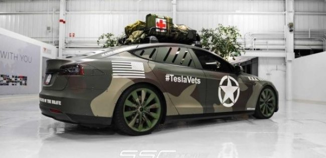 «Тесла» построила «военный» вариант Model S