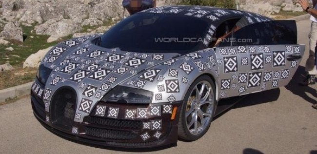 Bugatti превратит Veyron в спидстер