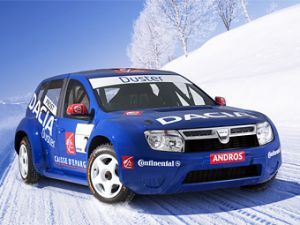 Кроссовер Dacia дебютирует в ледовых гонках