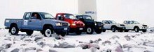 Пять пикапов на морозе. (Land Rover Defender) - фото 1