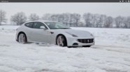 Ferrari FF vs. Bentley Flying Spur Speed на снегу. Мини-тест от InfoCar.ua