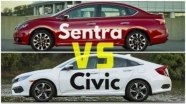  Nissan Sentra  Honda Civic