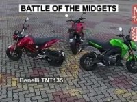  Kawasaki Z125 Pro vs Honda MSX125  Benelli TNT 135 (TNT 125)