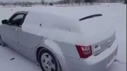 Как быстро очистить машину от снега