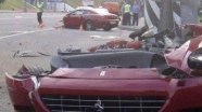 Ferrari в Москве разорвало на части